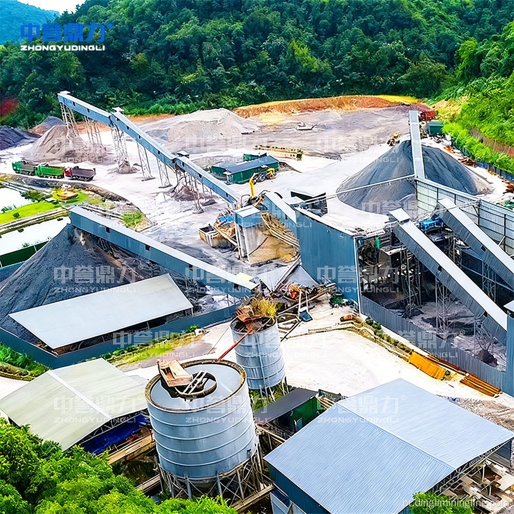 Linha de produção de pedra de alto cálcio de alta eficiência