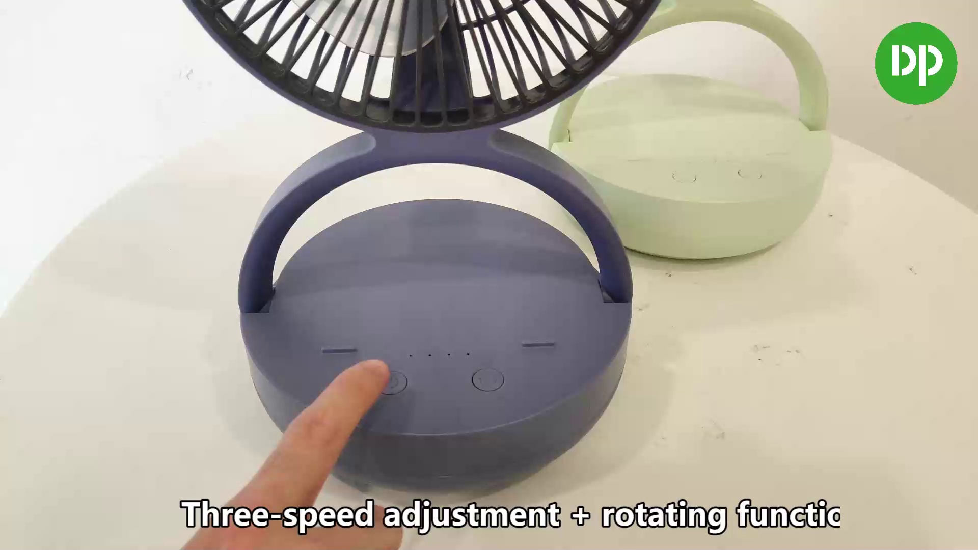 Rotating Folding Portable Mini Table Desk Rechargeable Fan