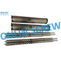 Produce Luigi Bandera Twin Parallel Screw and Barrel for PVC Profiles, Pipe, Sheet Extrusion