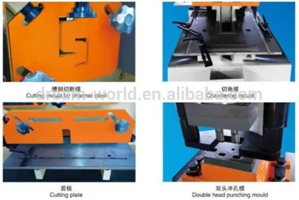 Hydraulic Iron Worker Pressing and Cutting Machine Composite Punching and Shearing Machine