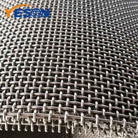 1/2\" to 1\" Gaps Spring Steel HCHT 65Mn Wire Mesh for Mining Sieving