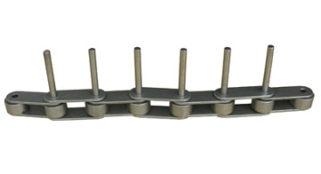 Short pitch conveyor chain attachments
