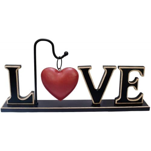 Wood Love Sign Freestanding Letters Cutout
