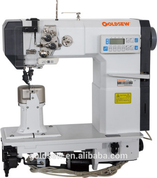 SR-9920D Shoes Sewing Machine/double needle post bed /direct driver roller feed shoes machine