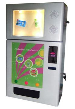 Vending Machine With Spotlight Promotion Window