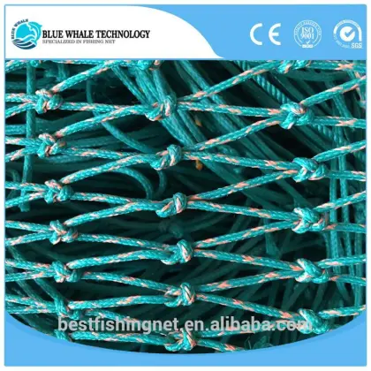 Well known braided pelagic trawl fishing net with great price