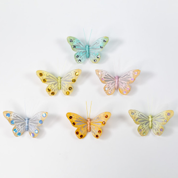 Foglie artigianali di farfalle