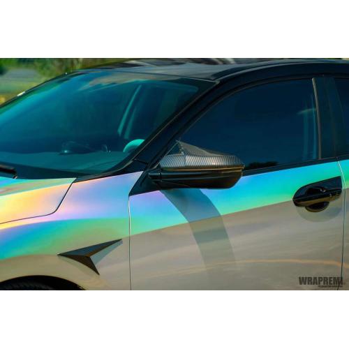 Auto Vinyl Wrapping Film Super Laser White Car Vinyl Wrapping Film 1.52*18M Supplier