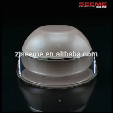 Bell Shape Acryl Hand Cream Jar Plastic Travel Skin Care Jar