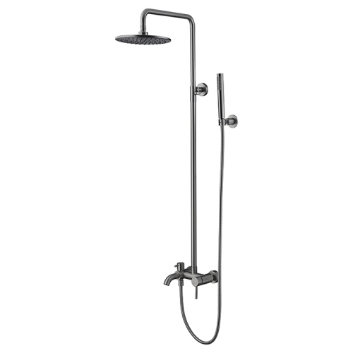 Brushed Nickel Shower Systems With Handheld Shower