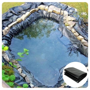 High-Density Polyethylene (HDPE) PVC Pond Liner: Leak-Proof Geomembrane with 0.5mm, 500micron, and 60mil Thickness for Backyard Fish and Koi Pond Construction