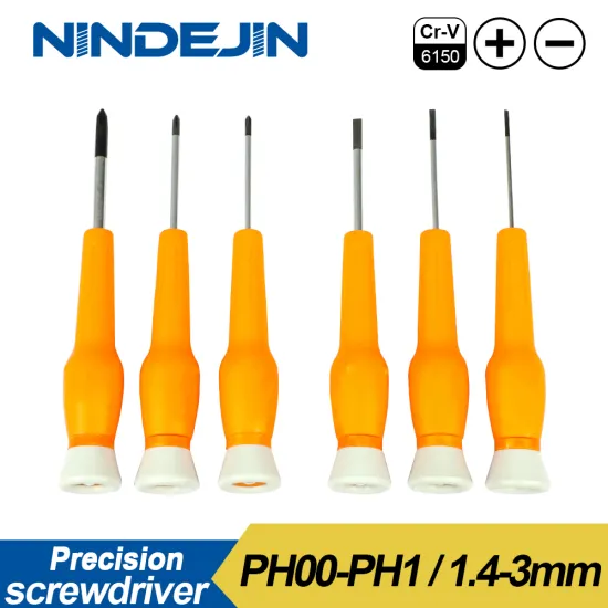 Slotted phillips electric magnetic precision mini screwdriver set for phone laptop watch CRV ph00 ph0 ph1 tiny micro screwdriver