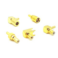 Male Female SMB Coaxial PCB Cable Mount Connector