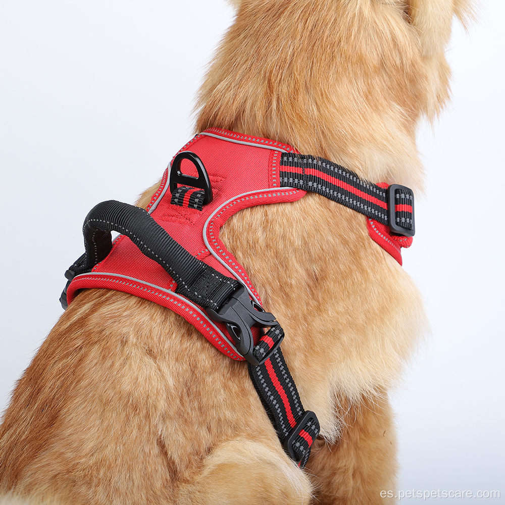Arnés de perro reflectante de nylon ajustable personalizado