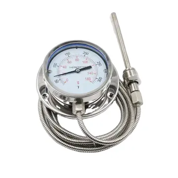 Glycerin Filled Stainless Steel Manometer Pressure Gauge