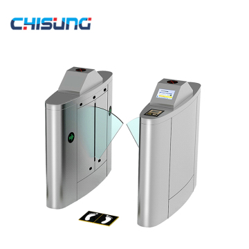 Waterproof RFID Flap Barrier Gate with Infrared Sensor Interfaces: Your Reliable Access Control Solution