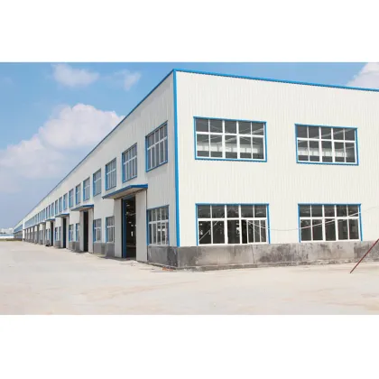 prefabricated steel warehouse structures factory sheds