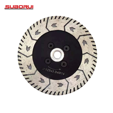 Hot Press Turbo Rim Diamond Saw Blade for Dekton Marble Granite Concrete - BORUI OEM