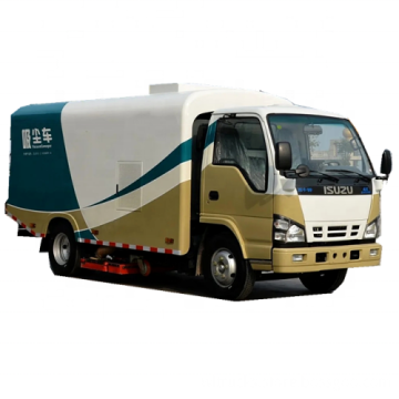 Japanese I suzu 5tons Road Vacuum sweeper Machine 6-7cbm Water Spraying Sprinkler Dust Cleaning Suction Truck