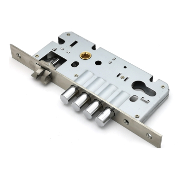 Anti-Drill 4 Point Bolt Mortise Cylinder Lock Stainless Steel Door Lock