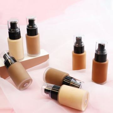 Private Label Full Coverage Waterproof Lightweight Vegan Liquid Foundation with Sunscreen