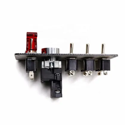 Car Racing Ignition Accessory: Carbon Fiber Race Car Engine Start Push Button Switch Panel