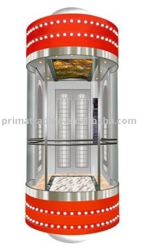 Panoramic elevator cabin PSM-506A