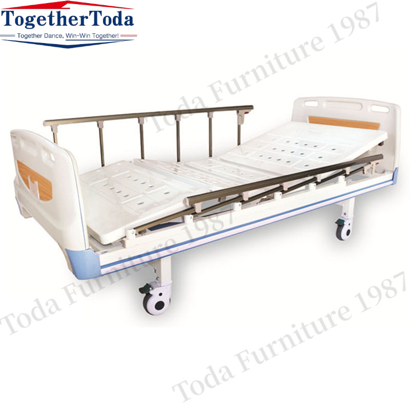 CE ISO Certified Double Cranks Manual Nursing Bed