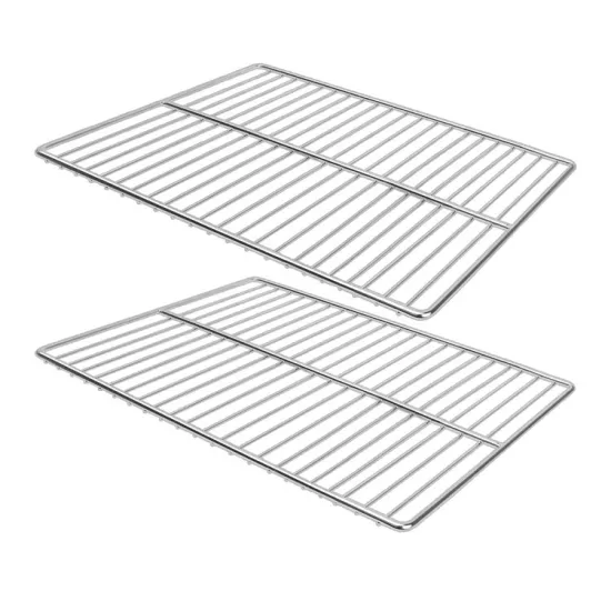 High Quality Stainless Steel Rectangular Non-Carbon Barbecue Net for Outdoor Grilling