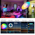 lâmpada de canto APP wi-fi lâmpada de assoalho inteligente
