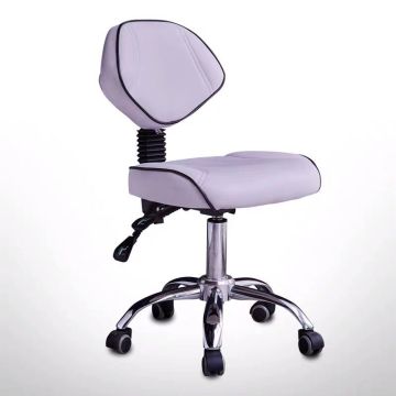 Hydraulic Adjustable backrest salon stool for pedicure