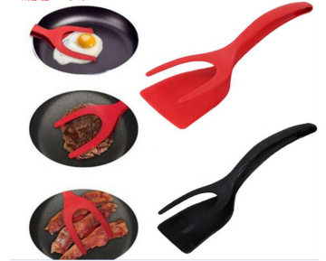 High-Quality 2-in-1 Egg Clip Pancake Toast Omelette Nylon Spatula