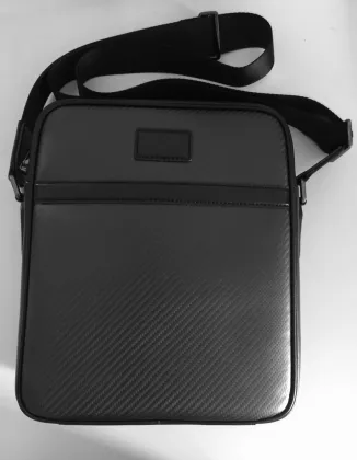 Carbon fiber shoulder bag for men