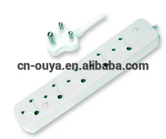 South African type five socket white