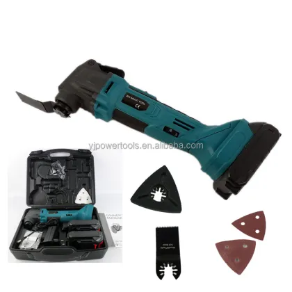 Professional Woodworking Kit: 3-Degree Oscillating Angle Power Tools with LED Light - 20V Cordless, Brushless Motor