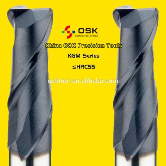 Production tungsten carbide milling cutter