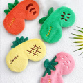 Popular simple color embroidery partysu pu pencil case