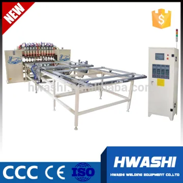 HWASHI Automatic 10 heads Multi-Point wire mesh spot welding machine