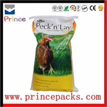 Packaging bag of food packaging factory, used feed bags