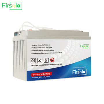 แบตเตอรี่ AGM สำหรับรถเข็นไฟฟ้า, มอเตอร์, UPS, Alarm, Scooter - Firsola EVF 12100 12V 100V ตะกั่วกรดแบตเตอรี่