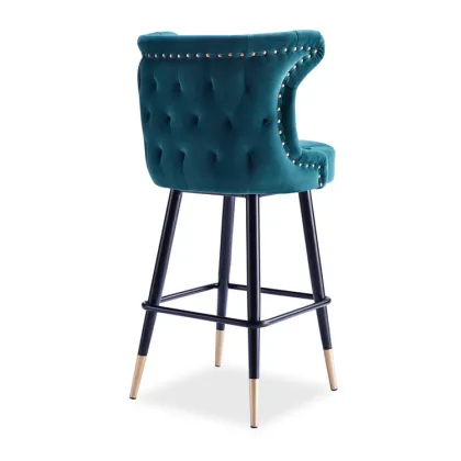Wholesale High-End Luxury Bar Chairs and Stainless Steel Restaurant Bar stools