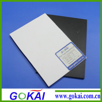 White and black color 5 mm top quality PVC rigid foam board pvc foam sheet pvc plate