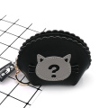 Custom cartoon cat PU coin purse