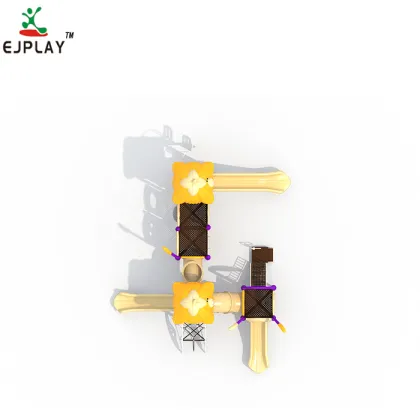 Attractive Outdoor Kids Playground: Toy Swings and Play Equipment