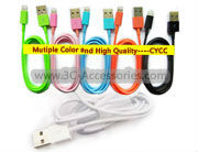 Noodle Flat Usb Data Charger Cable for Phone 5 Factory Supply