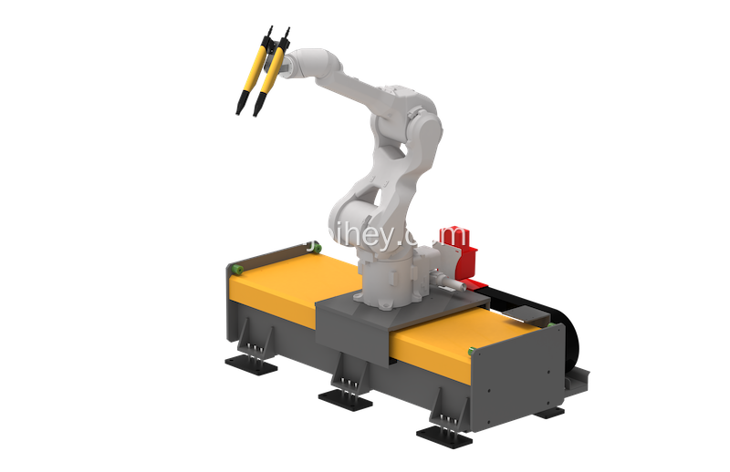 Sieben Achse Industrie -Roboterpulverbeschichtung