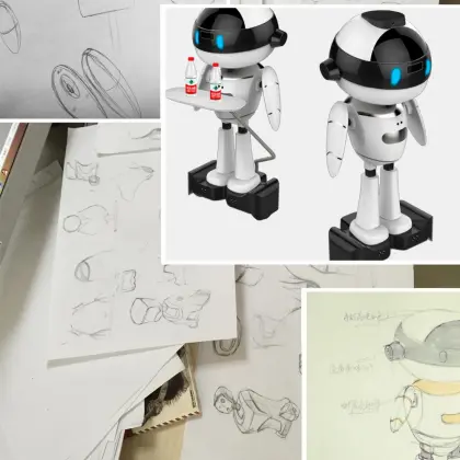 Domestic Household Robot Industrial Design and Engineering