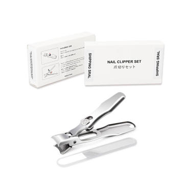 Tragbare Nagelcippers Nipper -Set mit Glaspufferfeile für dicke Zehennägel