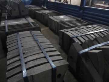 High Cr Iron Mill Liner For Sio2 Mill With More Than Hrc56 Hardness