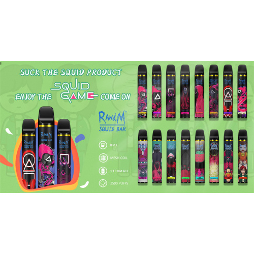 Randm Squid Bar 2500puffs Disposable Vape Pen